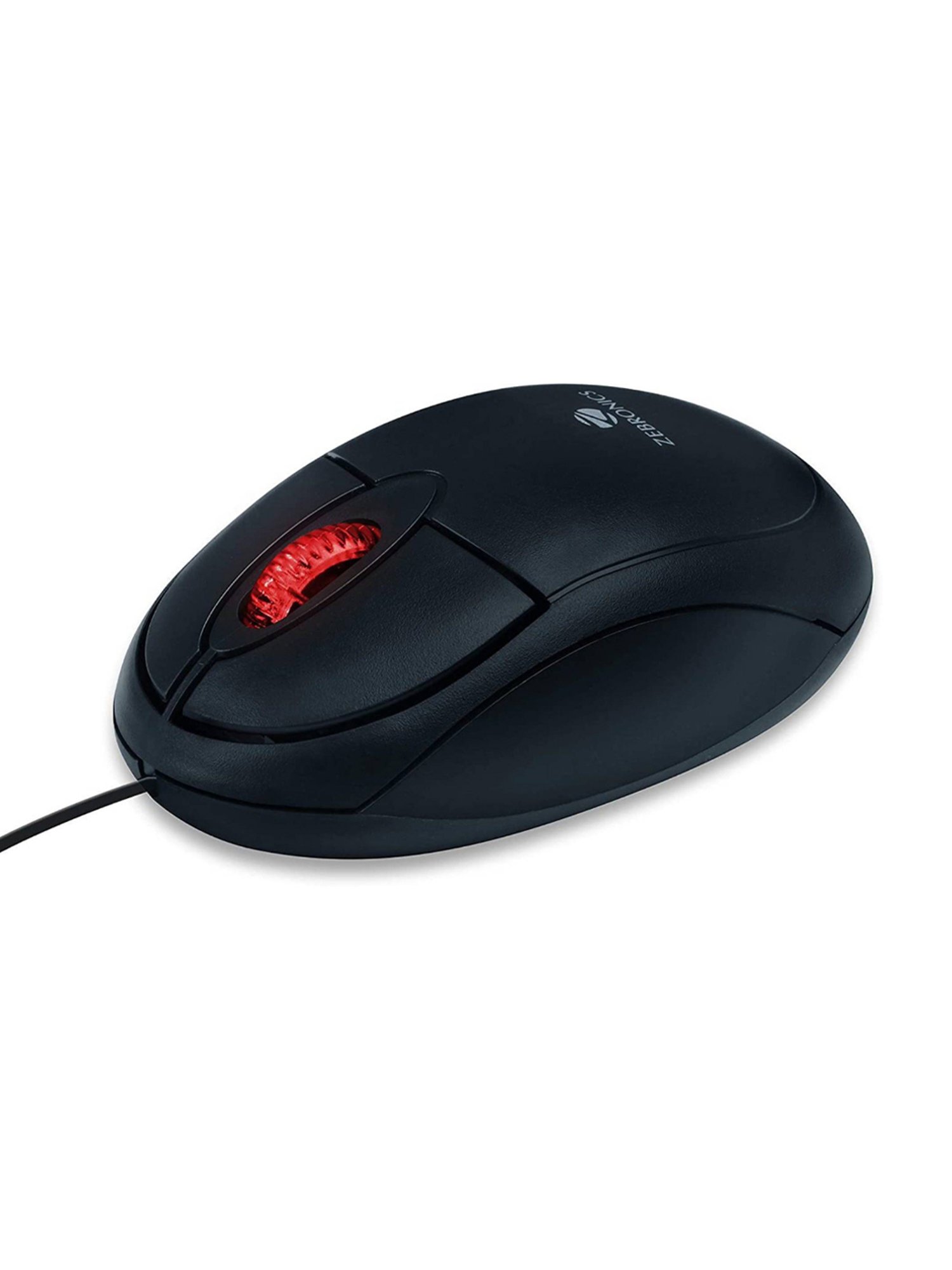 Zebronics KM2100 Keyboard & Rise Mouse Combo Set (Black)