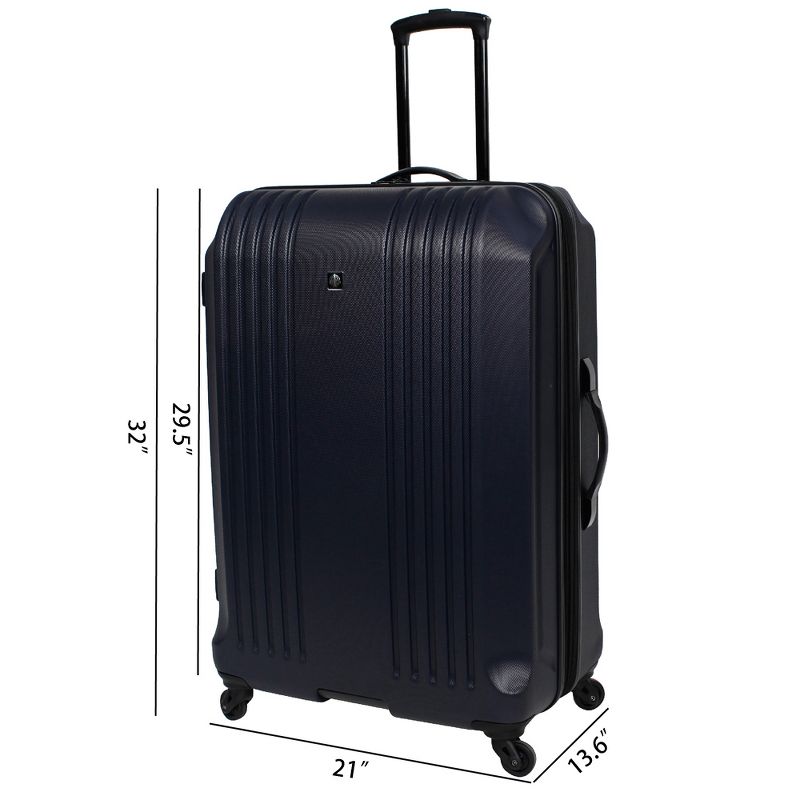 Skyline 30" Hardside Spinner Check In Suitcase - Blue