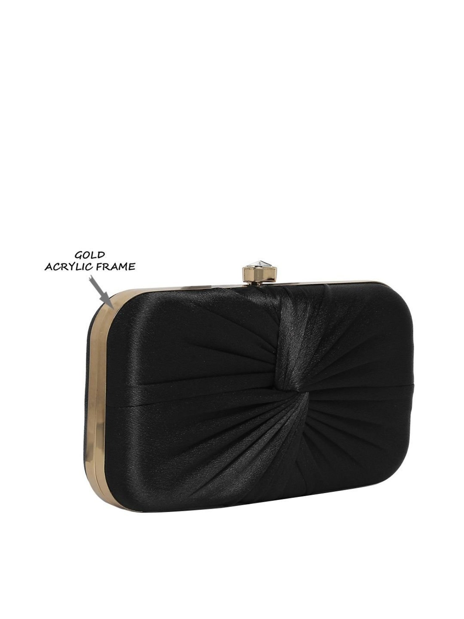 Lavie Cheer Frame Black Synthetic Clutch