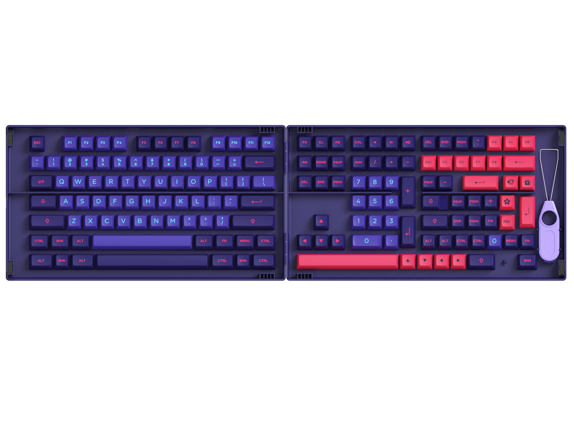 Akko Carbon Retro 158-Key ASA Profile PBT Double-Shot Full Keycap Set for Mechanical Keyboards with Collection Box