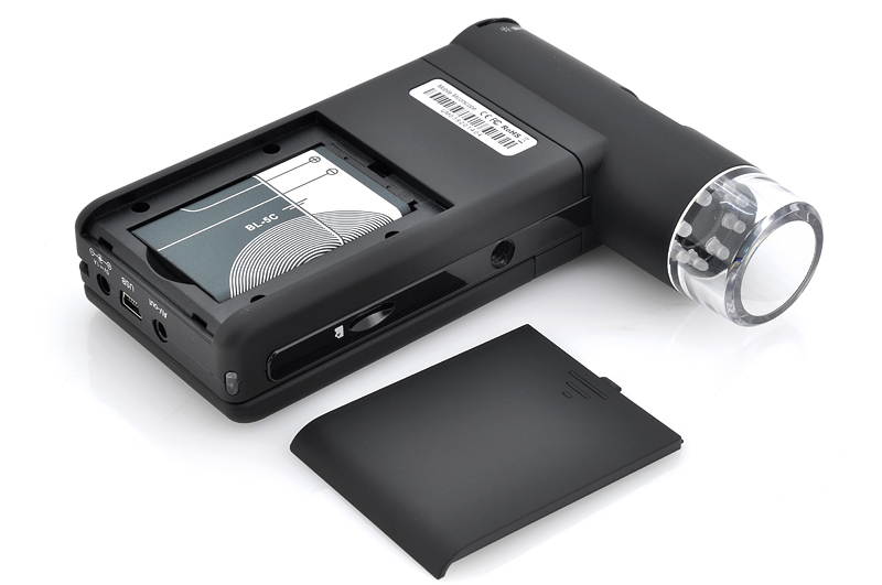 TeKit Handheld Digital Microscope with 3" LCD Screen, up to 250x Magnification 5MP Image Sensor, AV Output for Live Demons