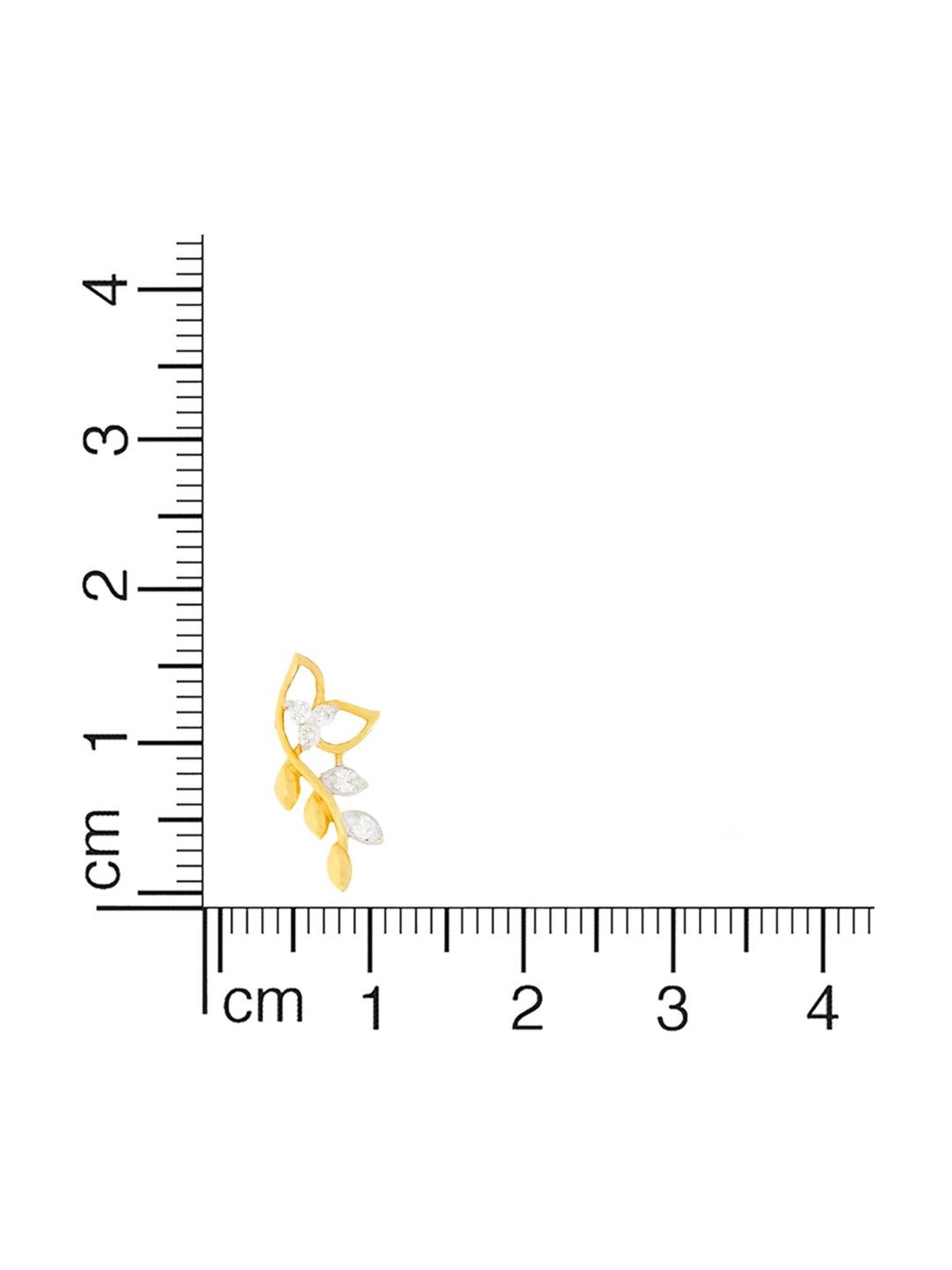 Waman Hari Pethe Jewellers 18k Gold & Diamond Earrings for Women