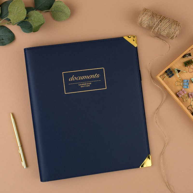 1" Fashion Flex Ring Binder Navy - Cambridge