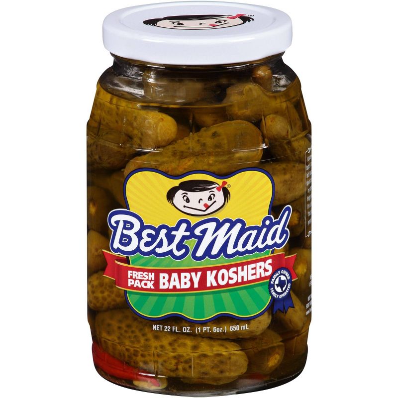 Best Maid Fresh Pack Baby Kosher Pickles - 22oz
