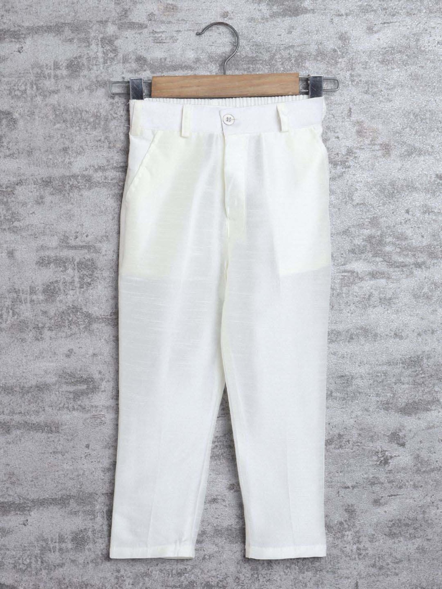 Ahhaaaa Kids Pink & Blue Cotton Handloom Full Sleeves Kurta Set