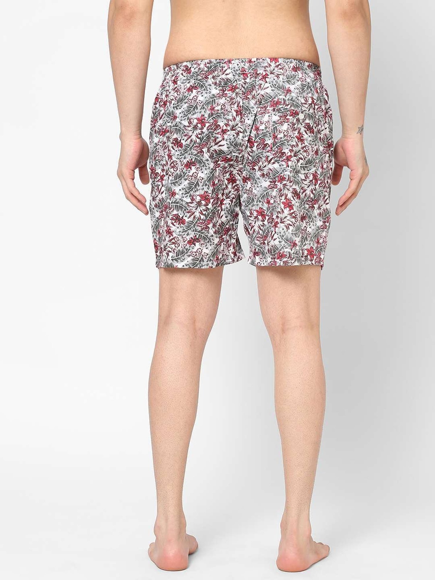 Urban Scottish Multicolored Regular Fit Printed Boxers - Pack Of 2