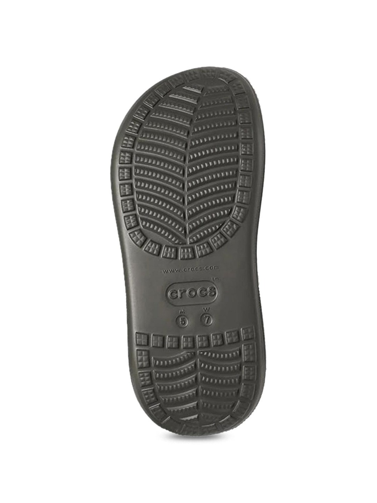 Crocs Men's Classic Crush Black Back Strap Clogs