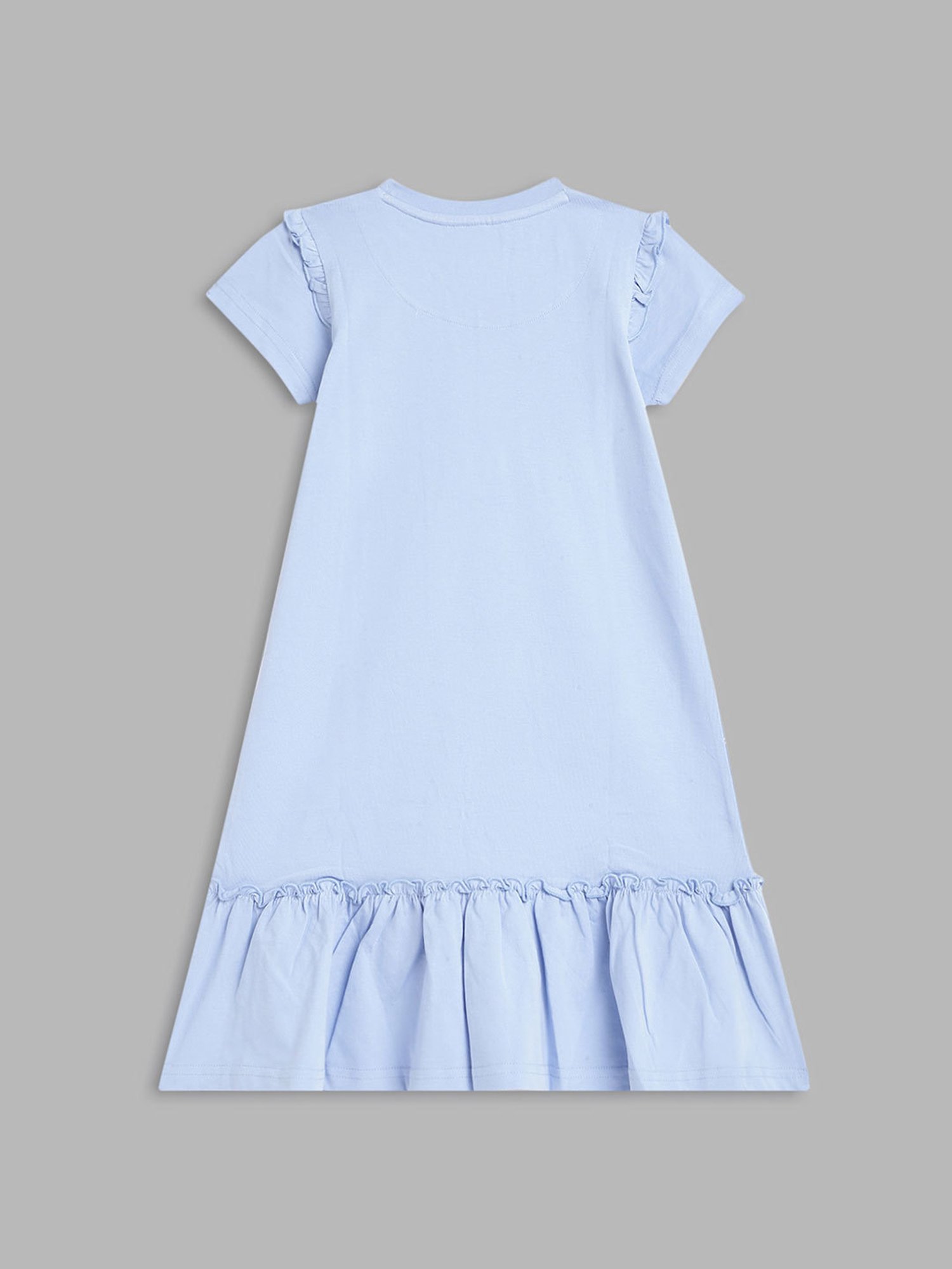 Blue Giraffe Kids Blue Printed Dress