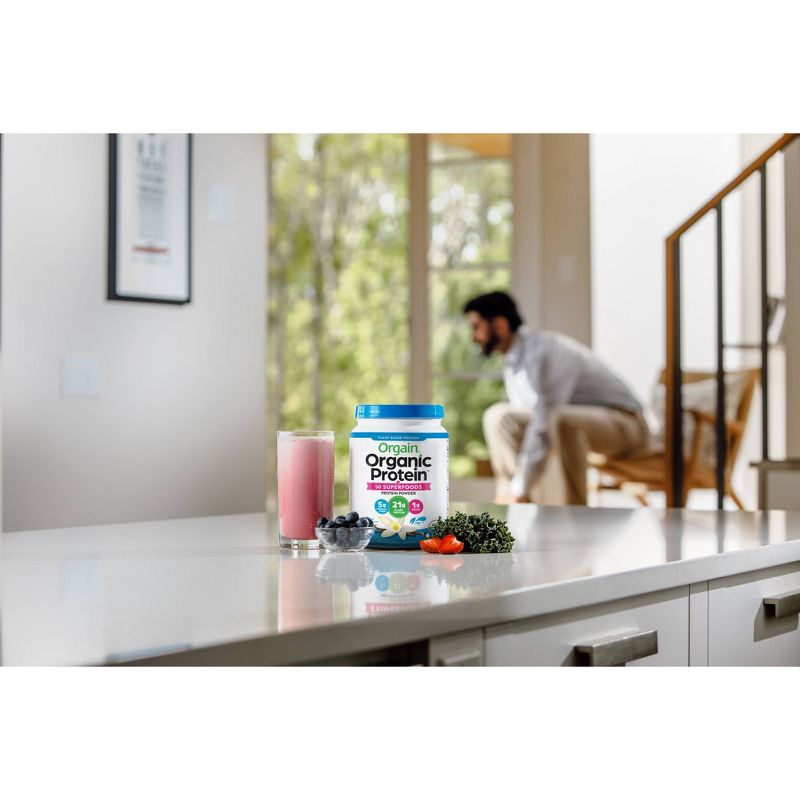 Orgain Organic Vegan Protein & Superfoods Powder - Vanilla - 16oz