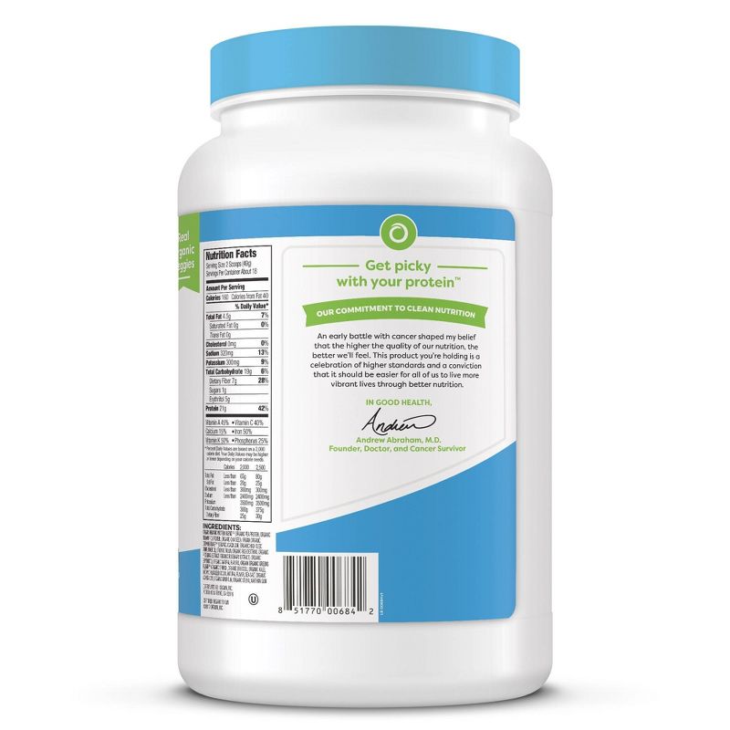 Ripple Vegan Protein Powder - Chocolate - 15.8oz