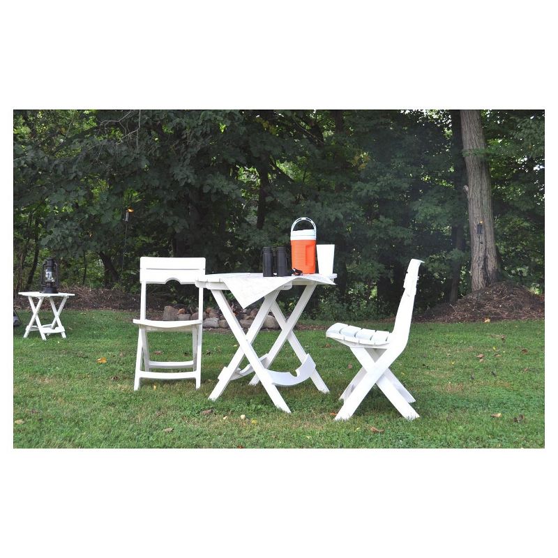Quik Fold Café Tables - White - Adams