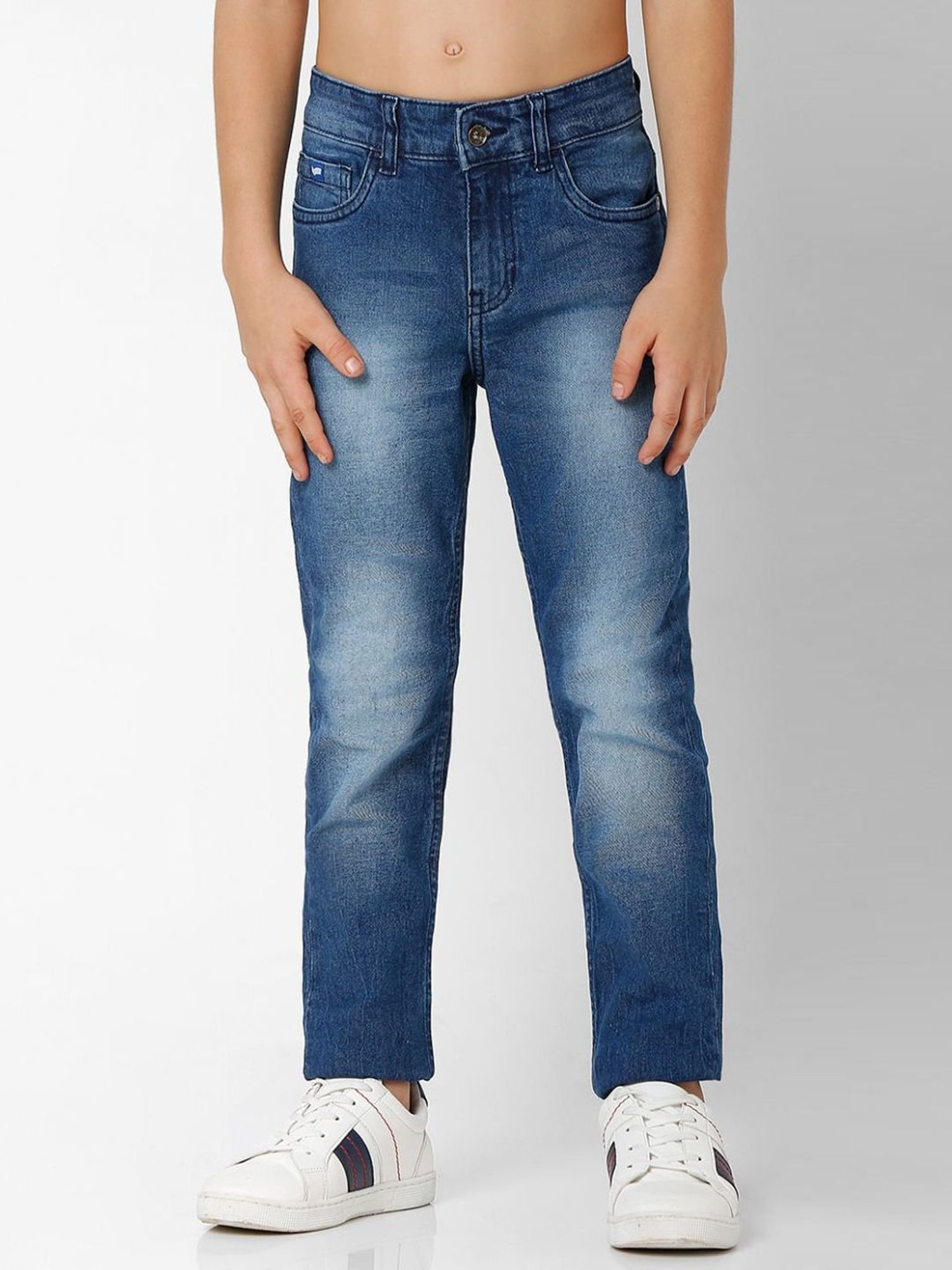 Gas Boys Blue Slim Fit Jeans