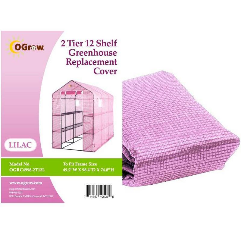 Lean-To Aluminum Greenhouse Clear - OGrow