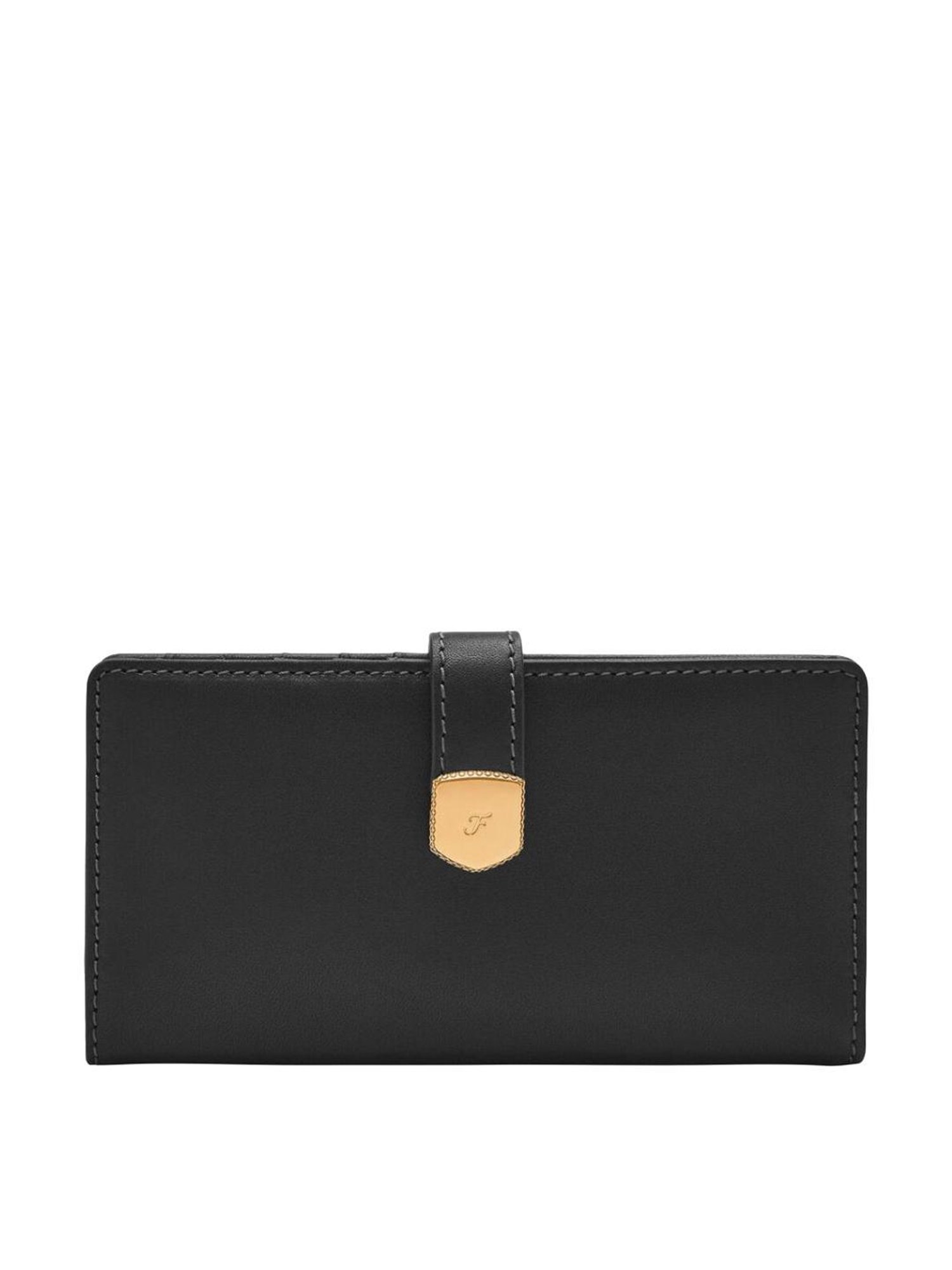 Fossil Black Solid Bi-Fold Wallet
