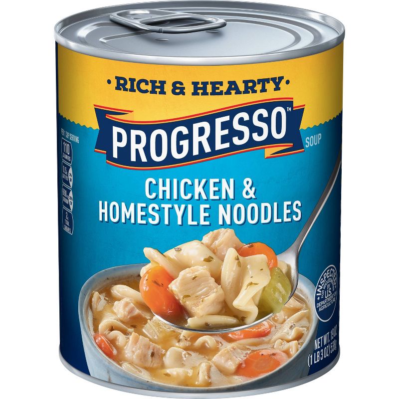 Progresso Rich & Hearty Chicken & Homestyle Noodle Soup 19oz