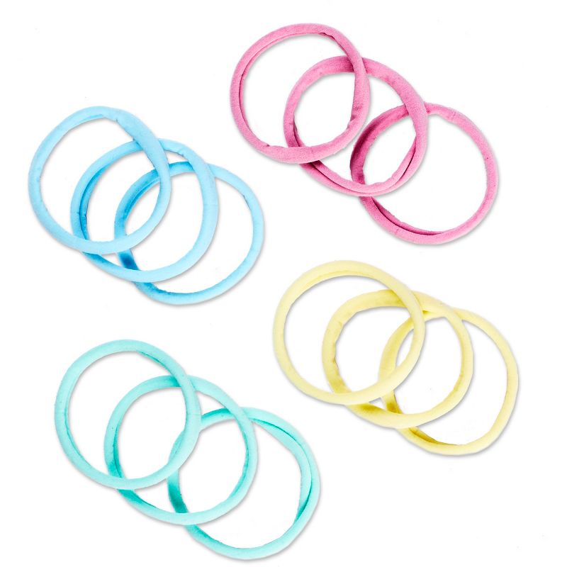 scunci Hosiery Pastel Ponytailers - 12pk