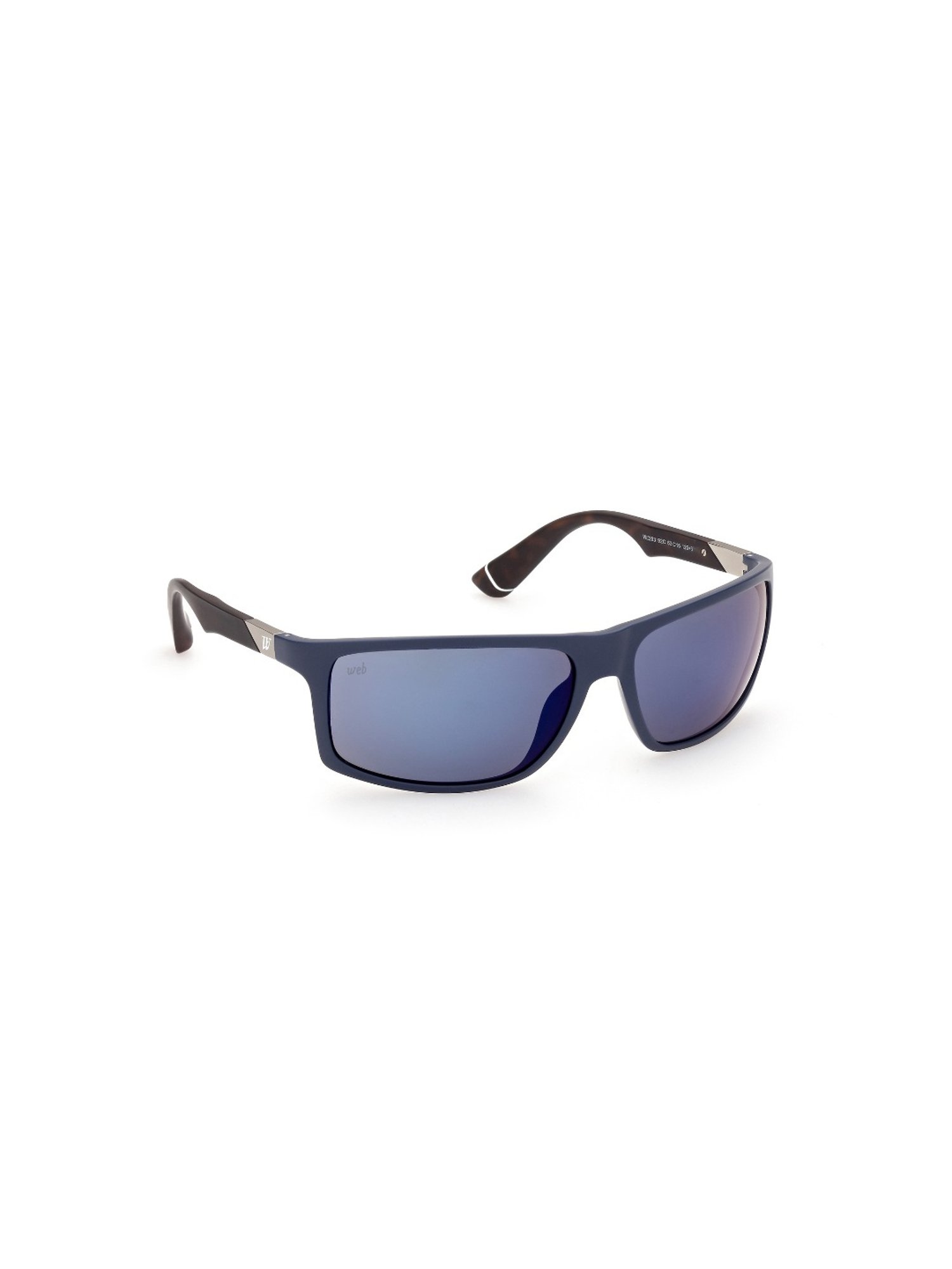 WEB EYEWEAR Blue Rectangular Sunglasses for Men