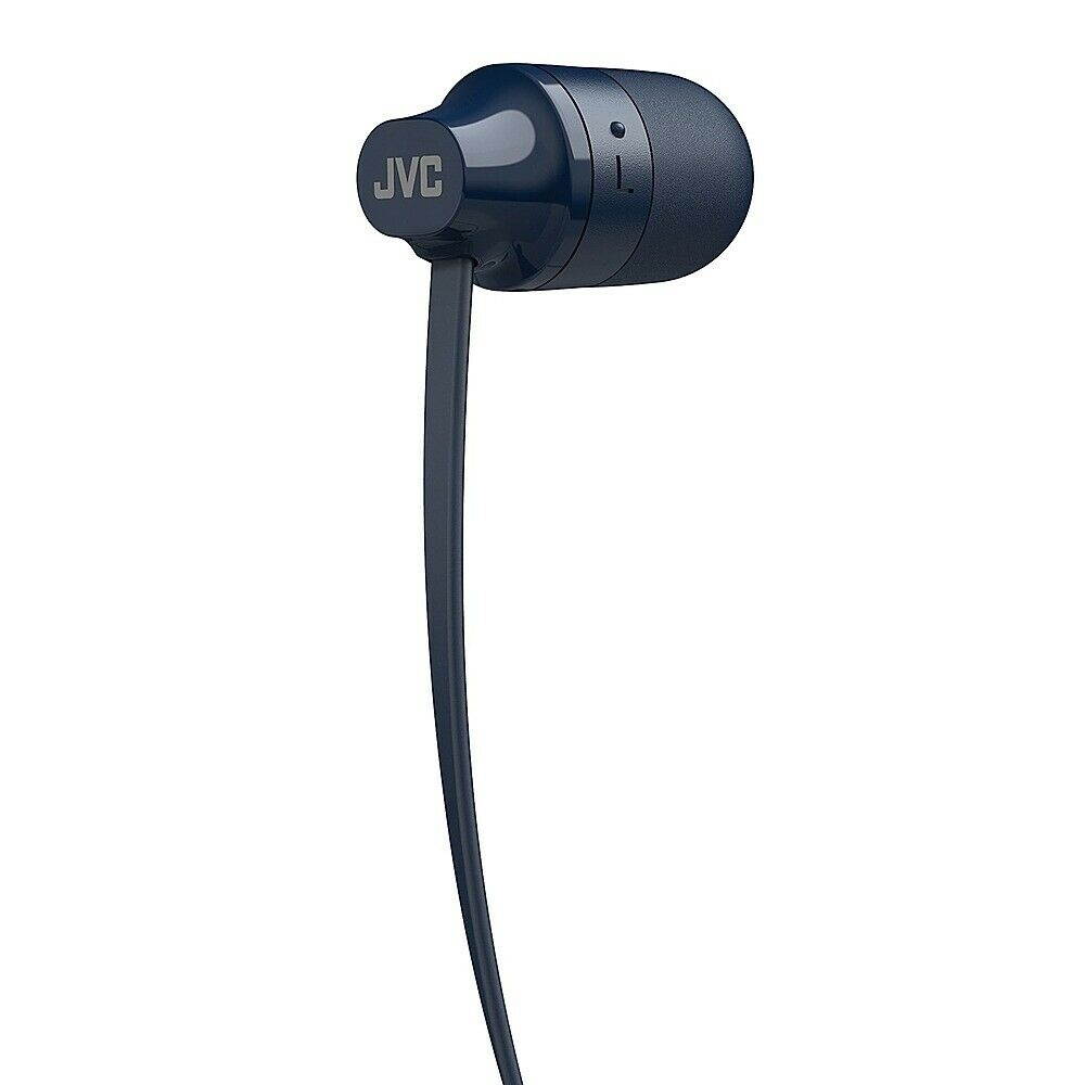 JVC - Marshmallow In-Ear Wireless Headphones with Flexible Soft-Band - Blue