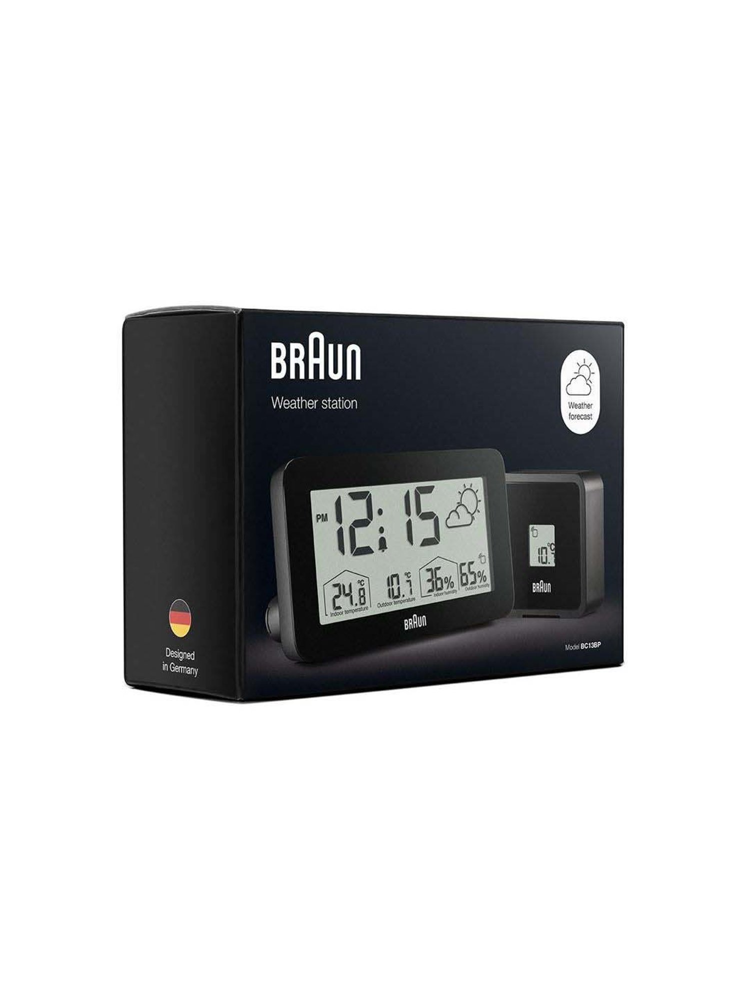 Braun Black Classic Analog Alarm Clock