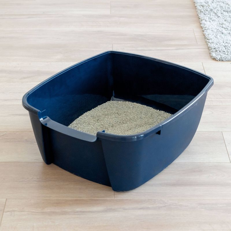 IRIS Jumbo Litter Box - Navy