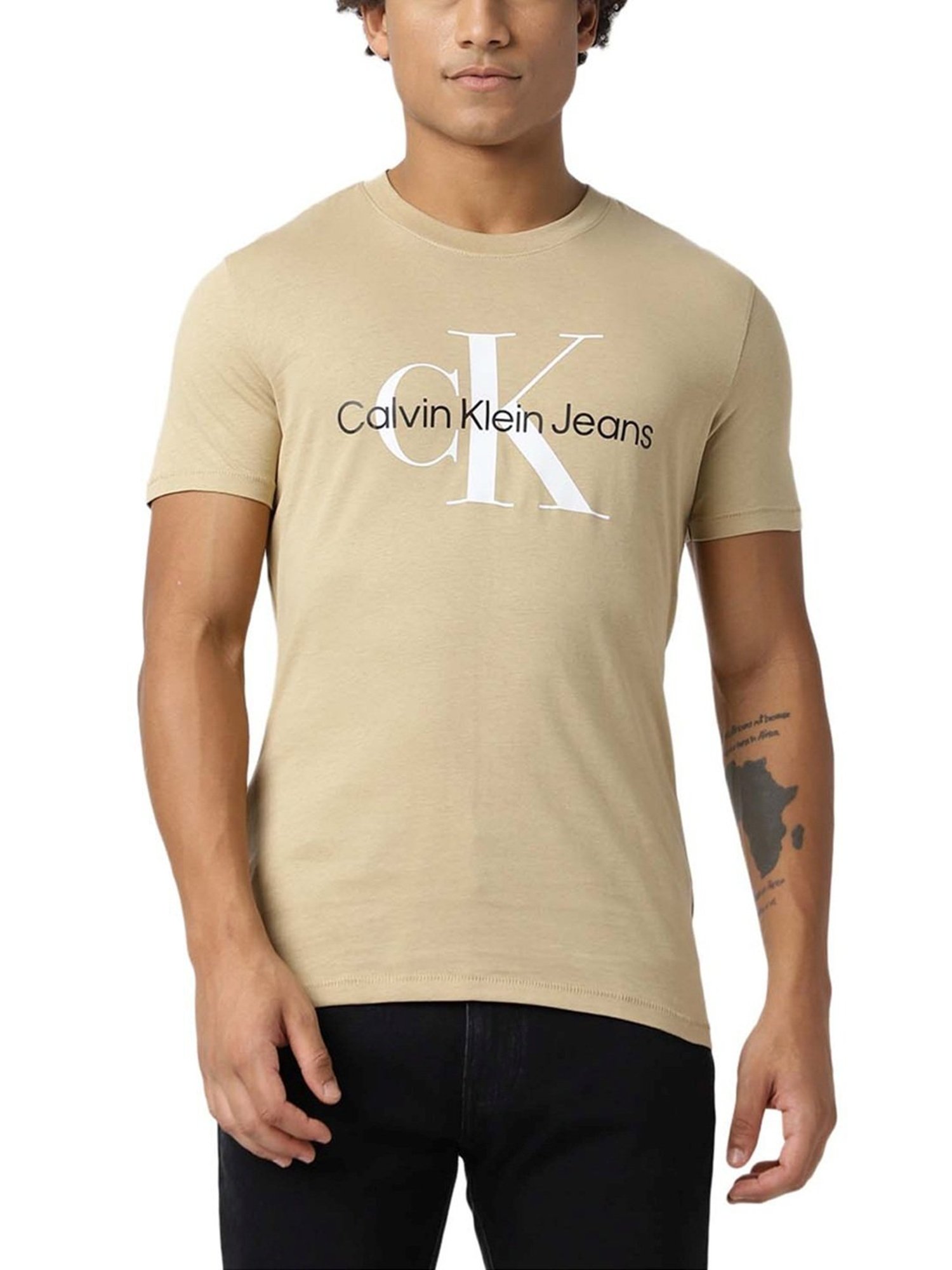 Calvin Klein Jeans Travertine Logo Slim Fit T-Shirt