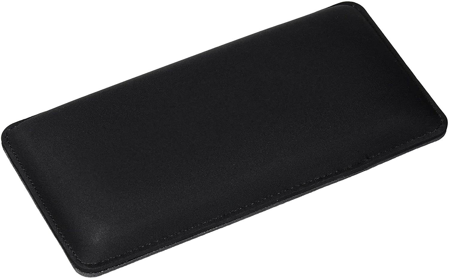 The Gamer Plug - Gaming Mouse Wrist Rest Pad - Black - Stitched Edges - Memory Foam - 8&rdquo x 4&rdquo x 0.9&rdquo (Mouse Thick)