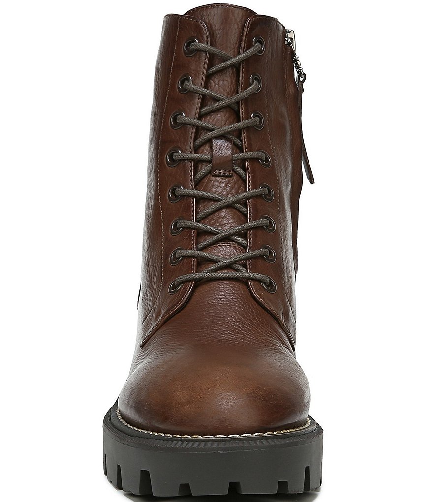 Sam Edelman Garret Leather Lug Sole Combat Booties