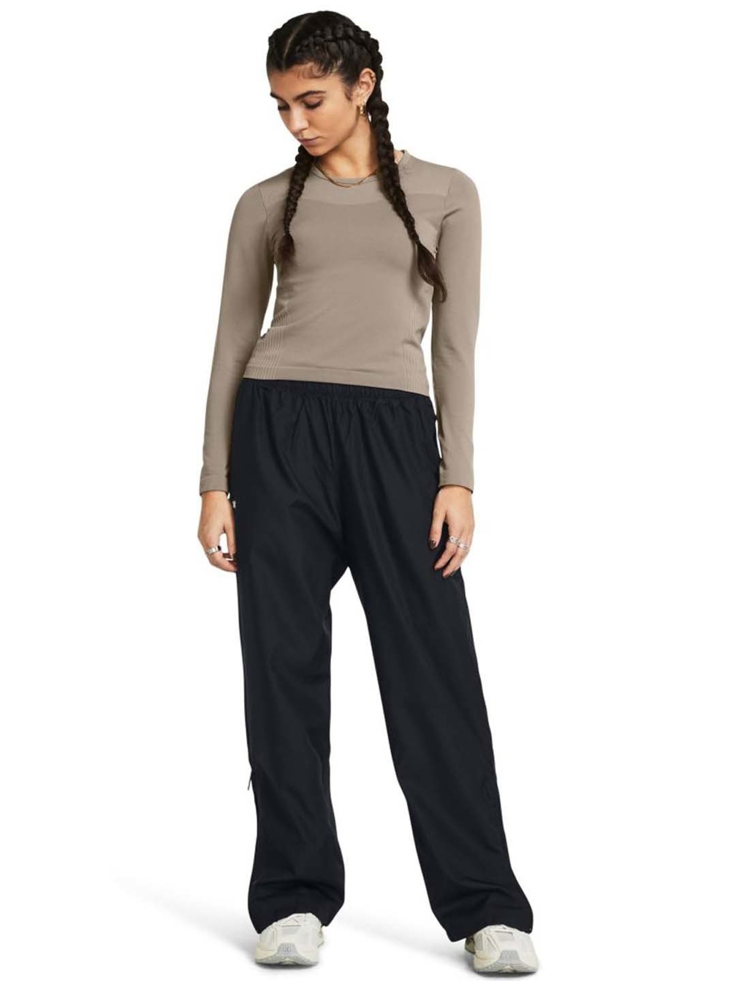 UNDER ARMOUR Brown Slim Fit Sports T-Shirt