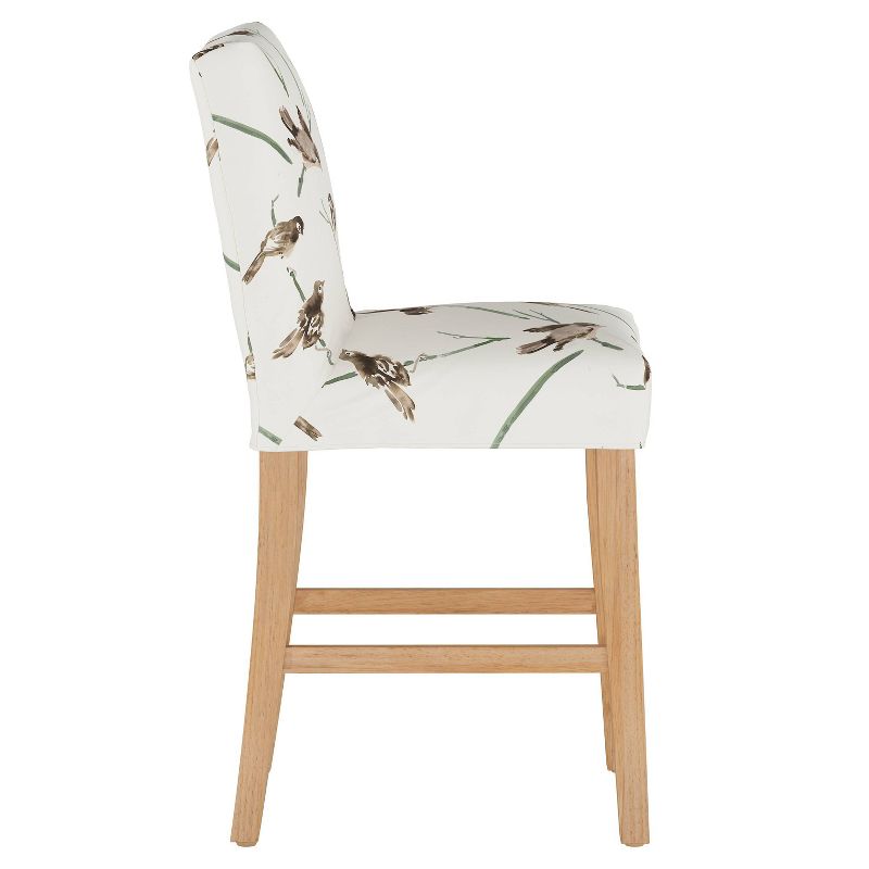 Slipcover Counter Height Barstool Audobon Cream Green - Skyline Furniture