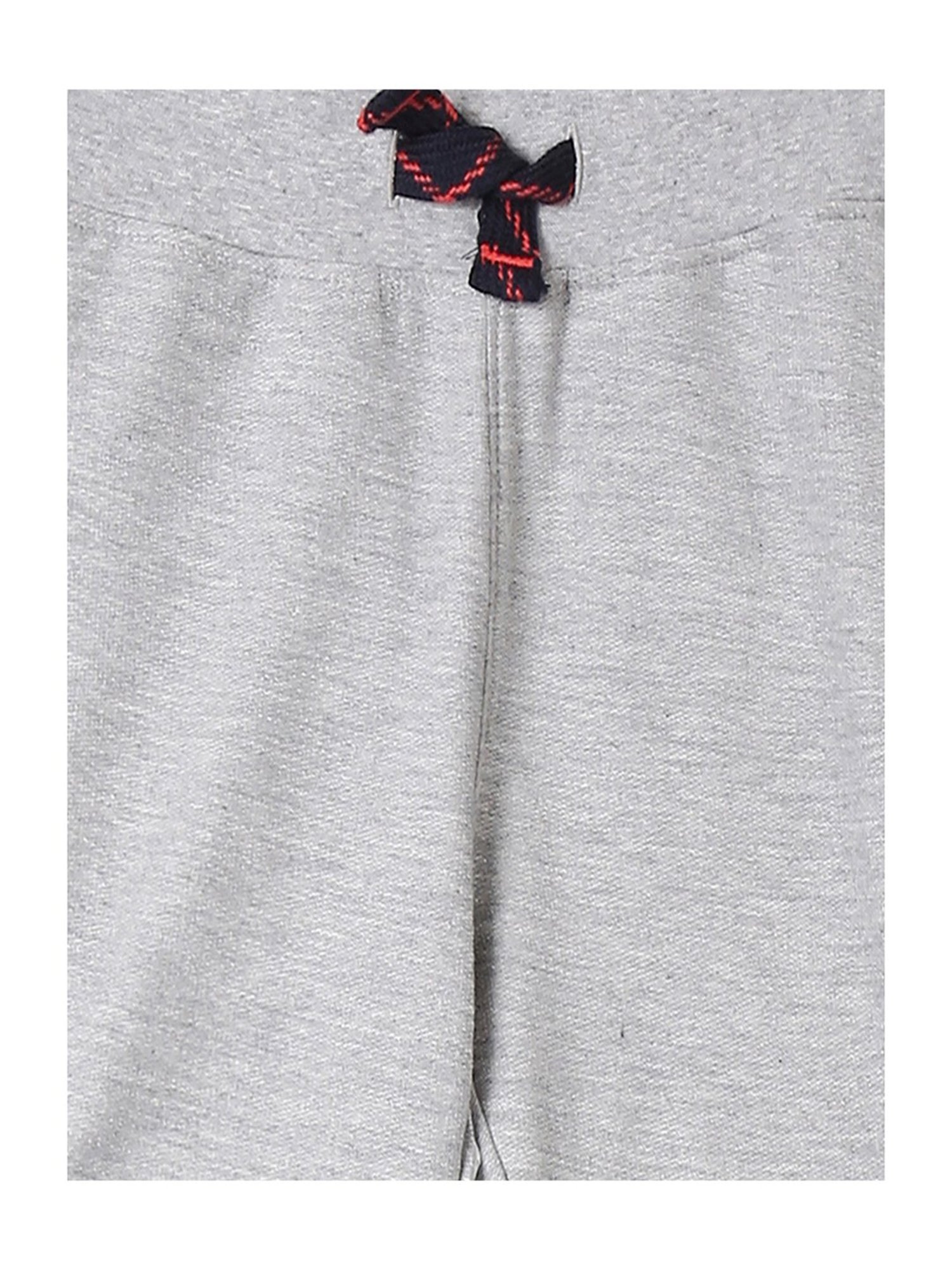 U.S. Polo Assn. Kids Grey Textured Shorts