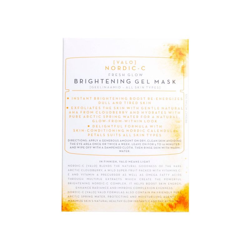 Lumene Valo Fresh Glow Brightening Gel Mask with Vitamin C - 5.1 fl oz