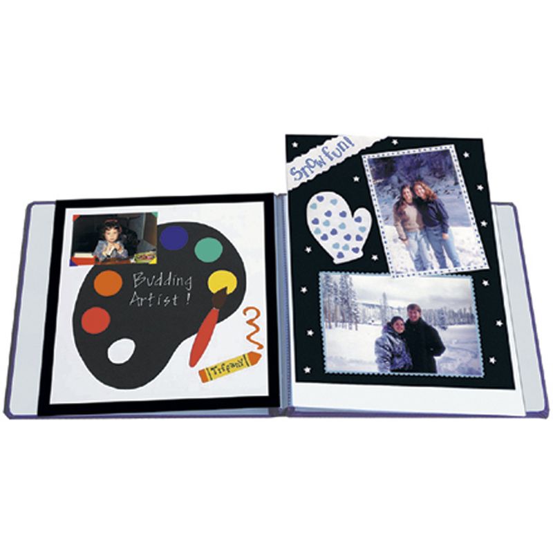 Pioneer Family Treasures Fabric Post Bound Album 12"X12"-Midnight Blue