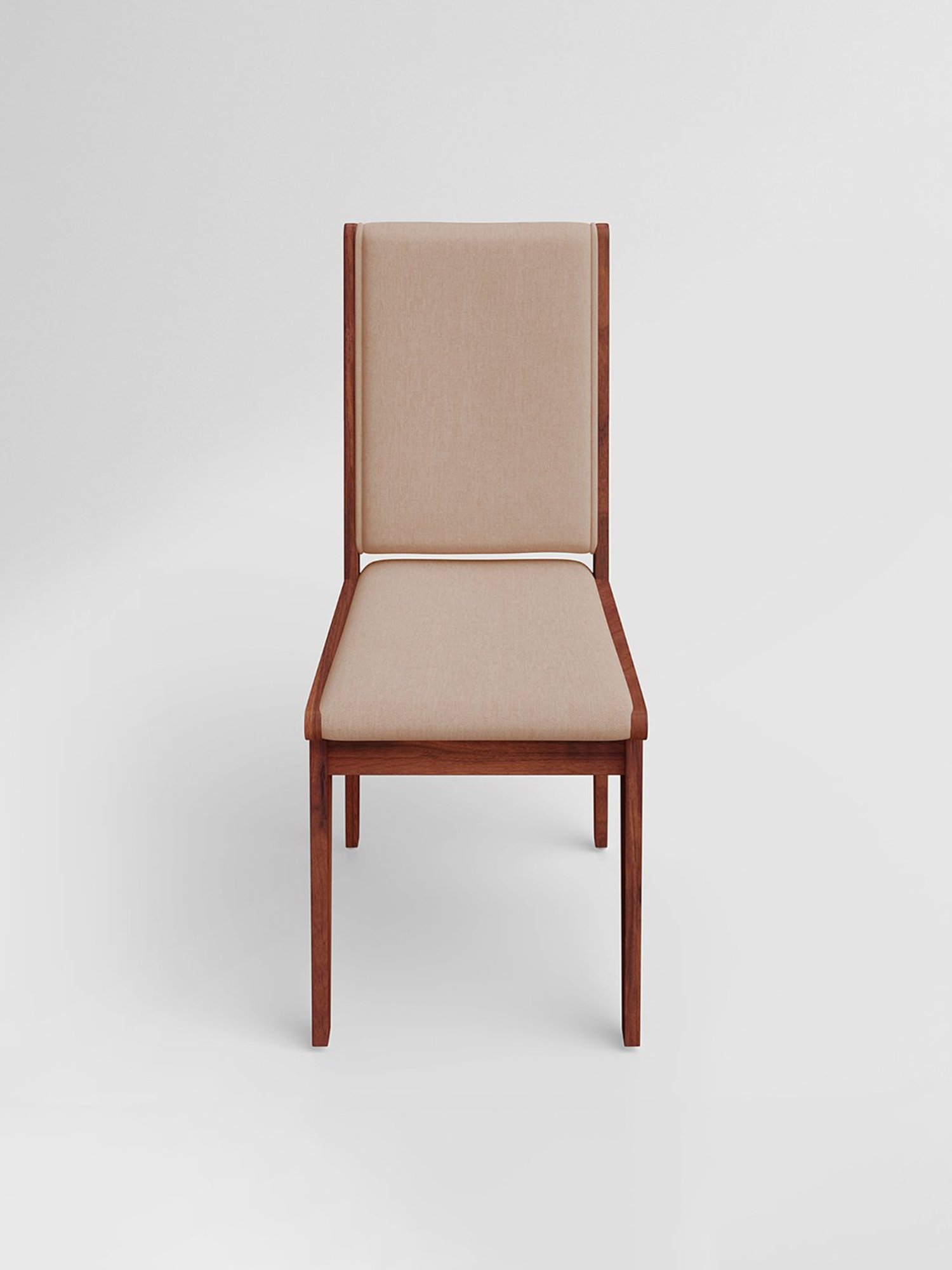 Godrej Interio Bliss Beige Sheesham Wood Dining Chair (Set of 2)