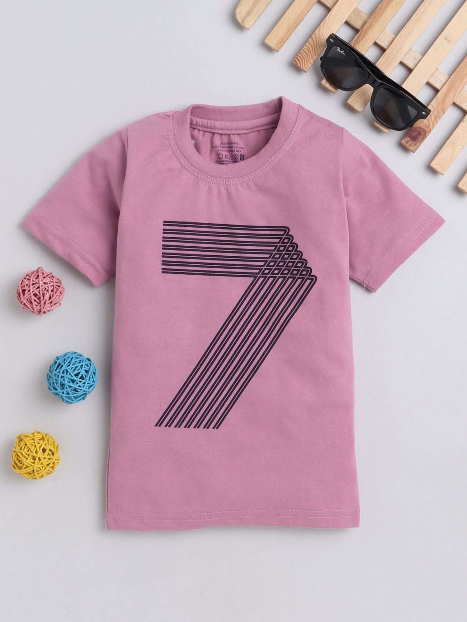 Pantaloons Junior Navy Cotton Printed T-Shirt