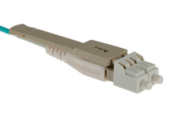 1m LC-LC OM4 Premium Multimode Push-Pull Tab 50/125 Fiber Optic Cable