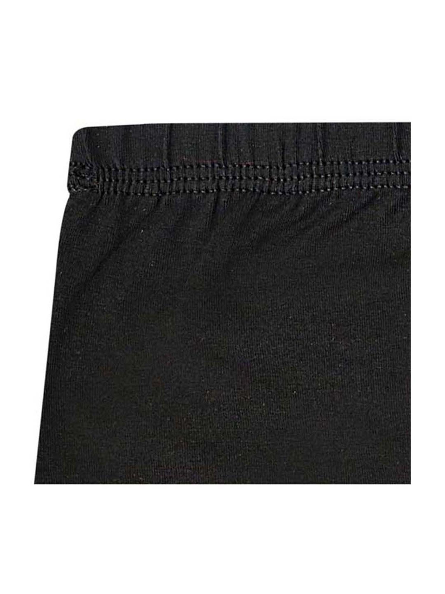 Tiny Bugs Kids Black Cotton Boxer Briefs - Pack of 2
