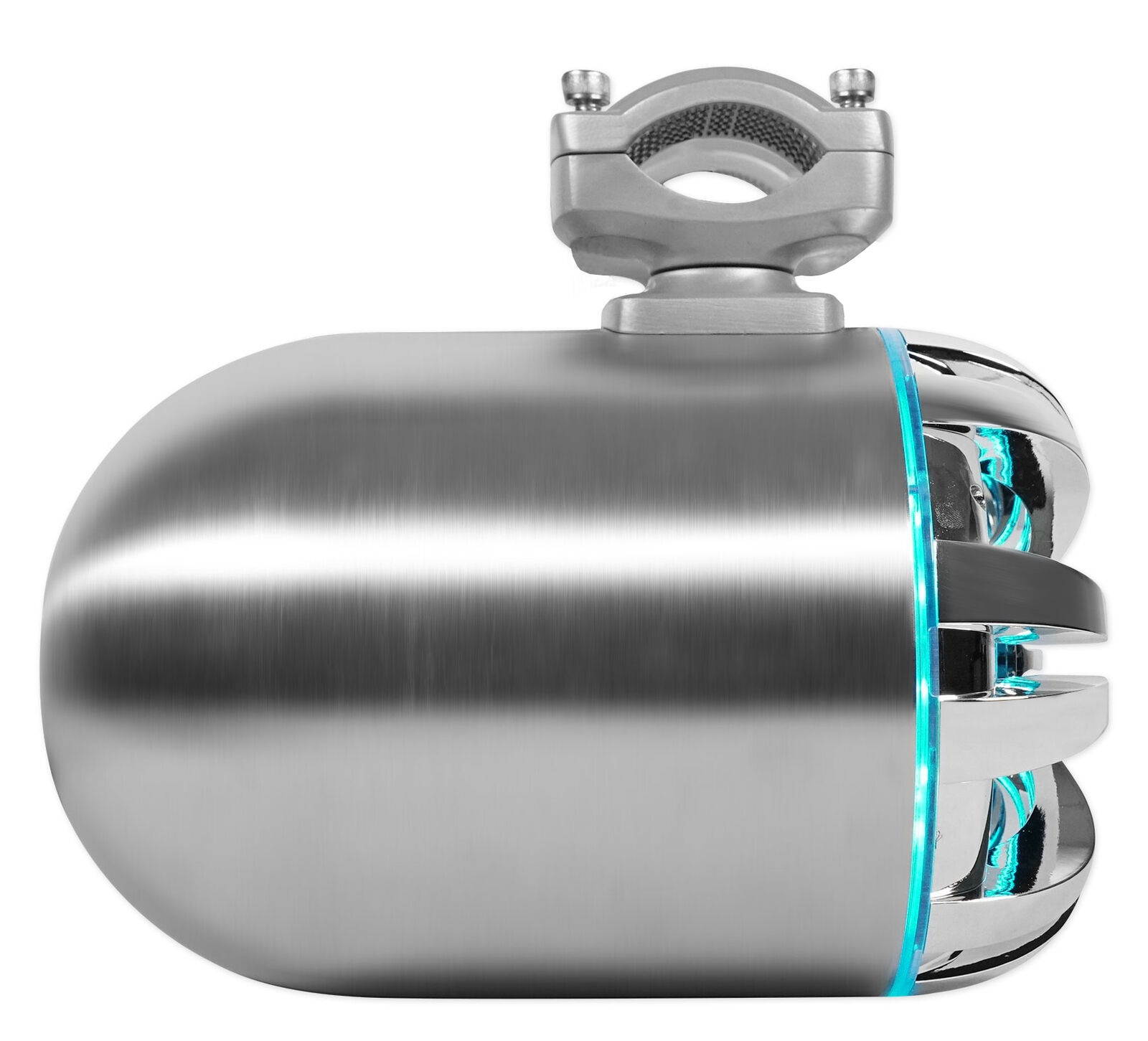 2   WB65KLED 6.5" 600w Metal Marine Wakeboard LED Tower Speakers+Remote