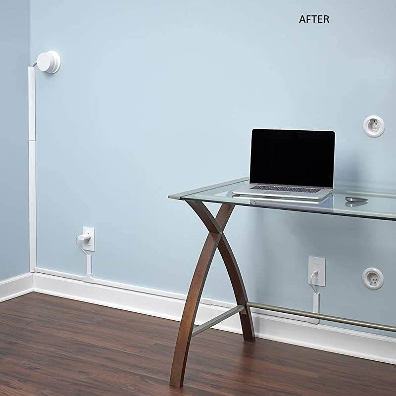 Cables To Go 16319 Wiremold Home Entertainment Cord Cover Kit