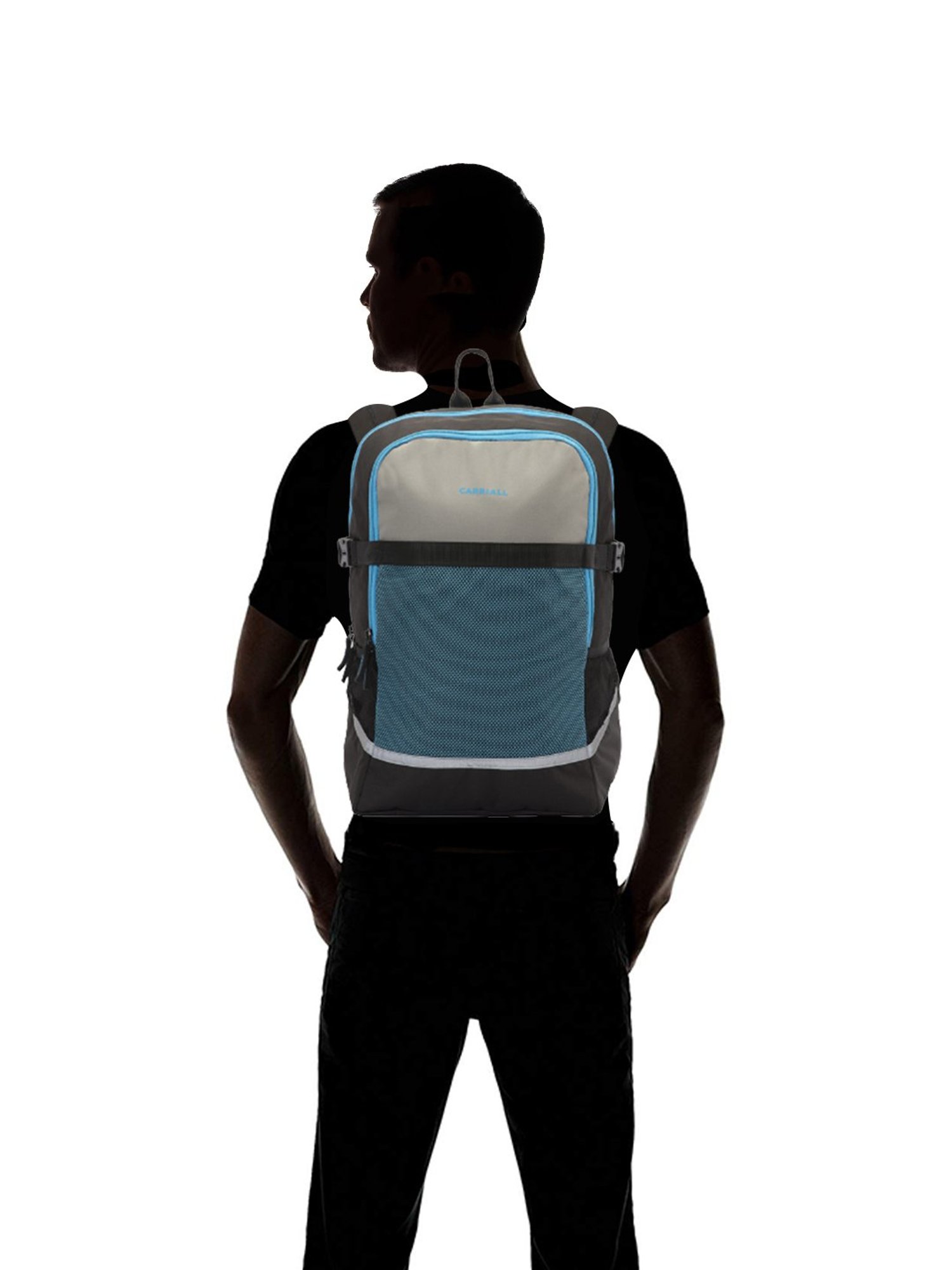 Carriall Active Light Blue Medium Laptop Backpack