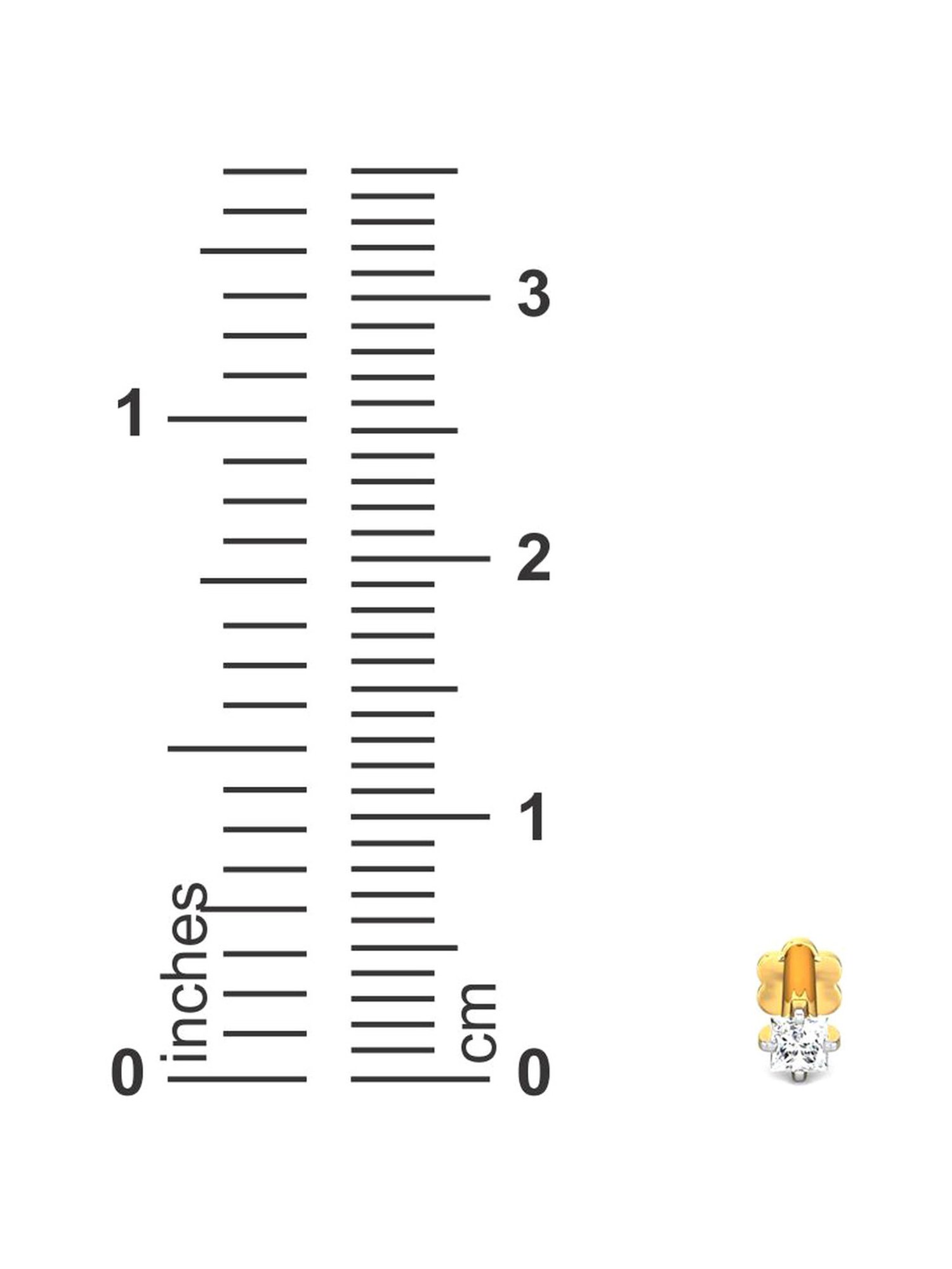 Joyalukkas 18k Gold & Diamond Nosepin