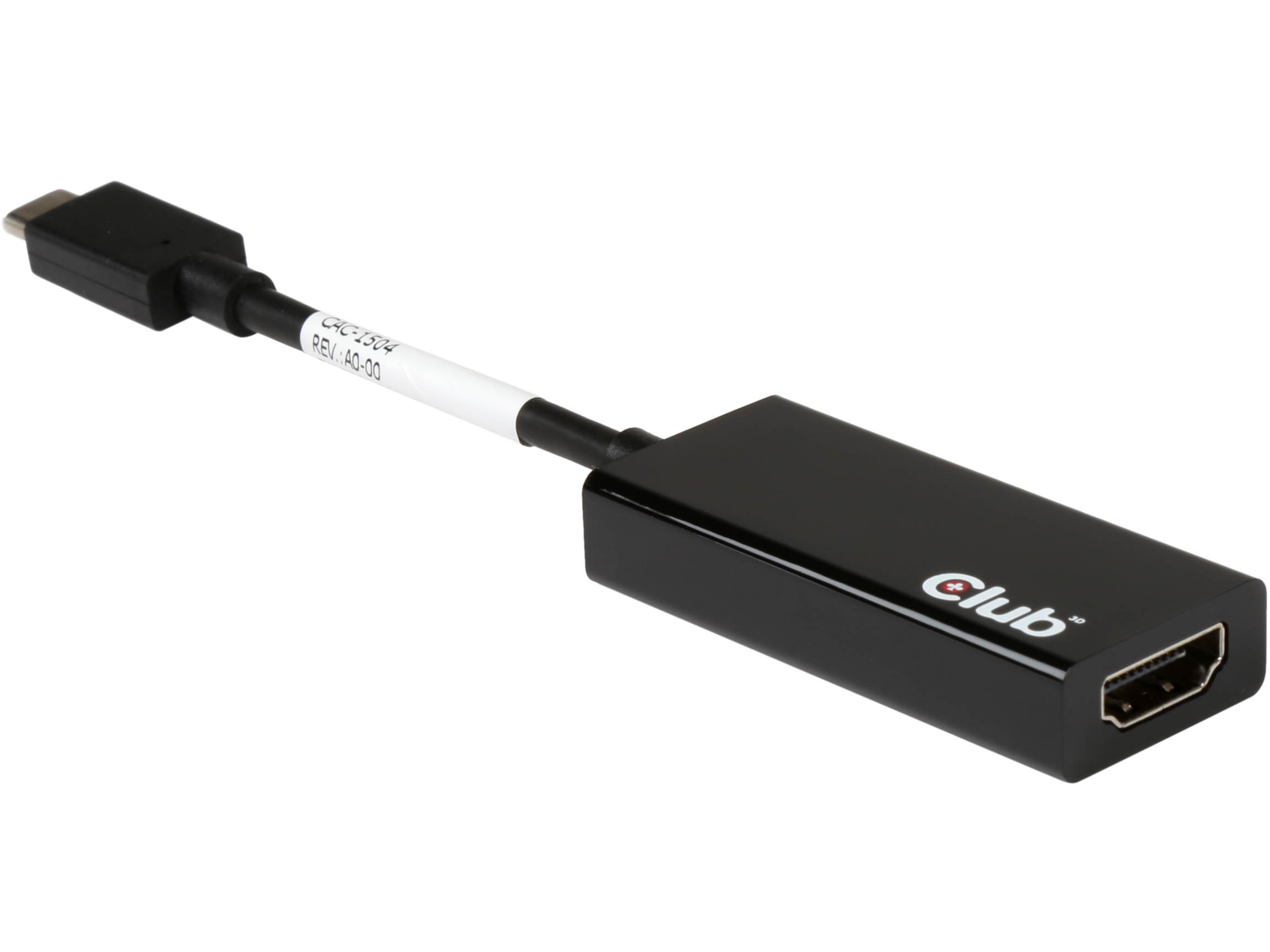 Club3D CAC-1504 USB 3.1 Type C to HDMI 2.0 3D Active Adapter