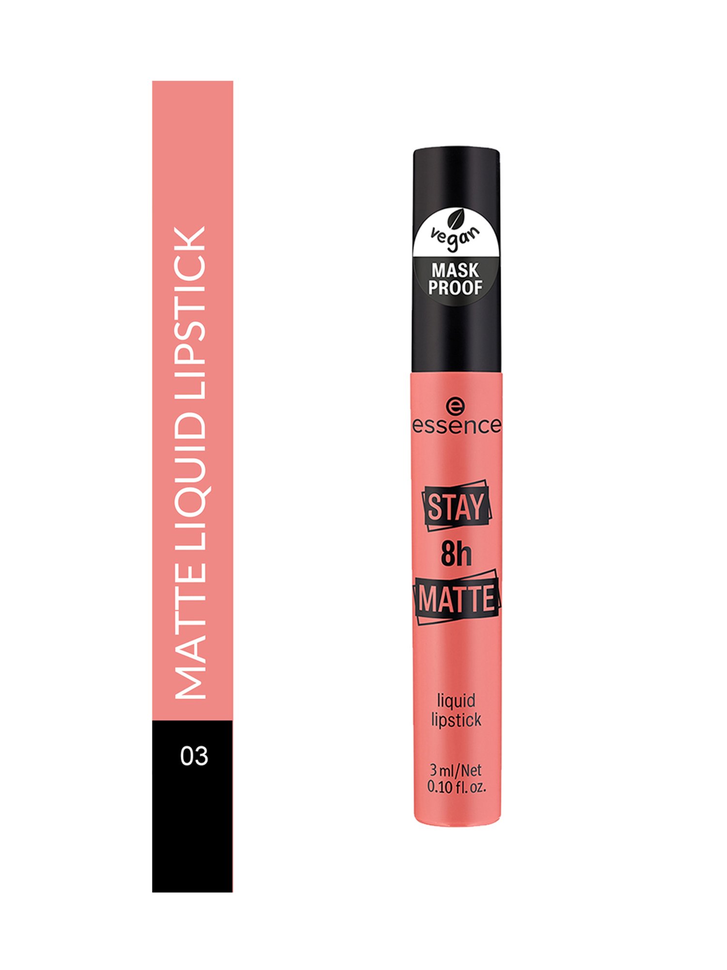 Essence Stay 8H Matte Liquid Lipstick 03 Down To Earth - 3 ml