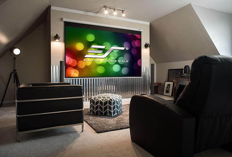 Elite Screens Manual B M135H Manual Projection Screen - 135" - 16:9 - Wall Mount, Ceiling Mount