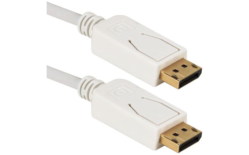 QVS DP-06-3PKW 3-Pack 6' DisplayPort Digital A/V
