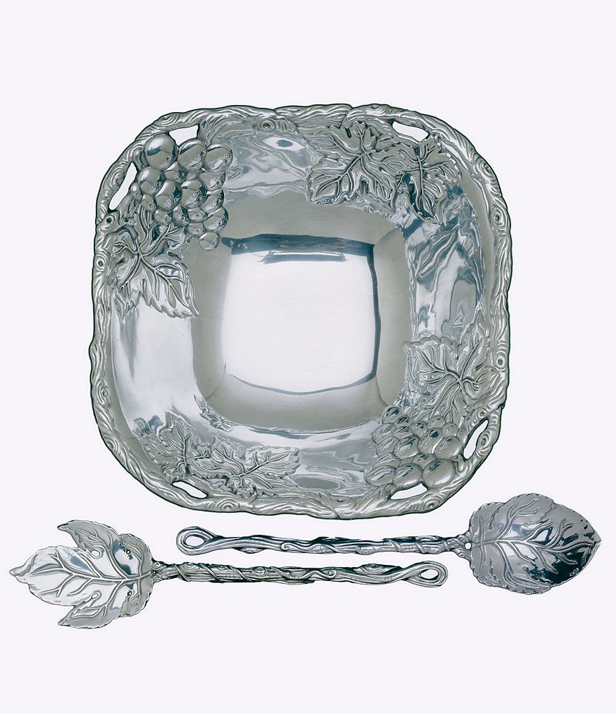 Arthur Court Grape 3-Piece Salad Set