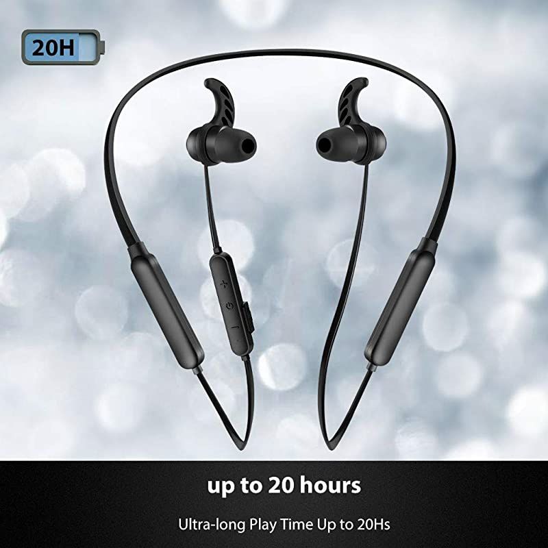 HT4186 Wireless Headphones Earbuds for TV Watching Neckband Earphones Hearing Set wBluetooth Transmitter for Optical Digital Audio RCA 35mm Aux Ported TVs Plug n Play No Audio Delay