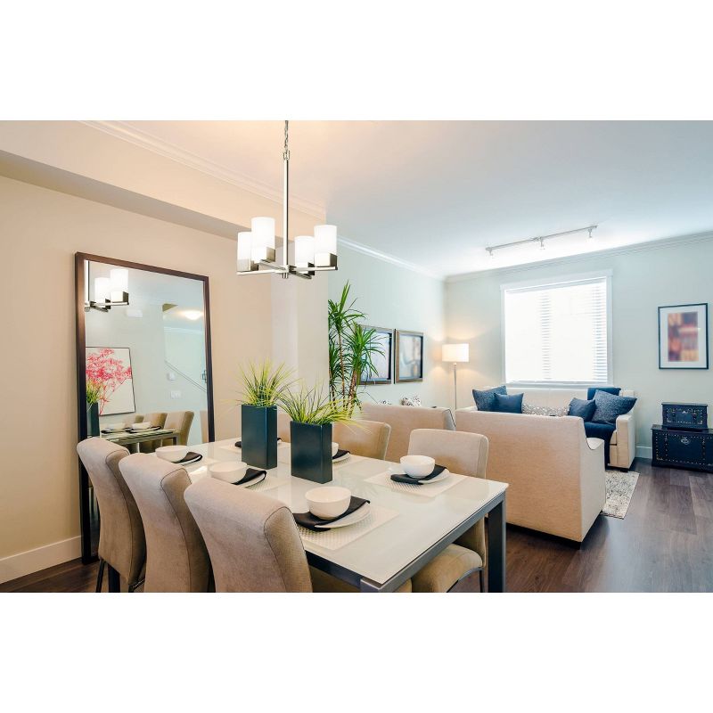 Ciara Springs 4 Light Chandelier Bronze/White - EGLO