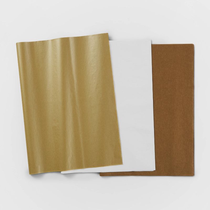 30ct Banded Metallic Tissue - Wondershop™