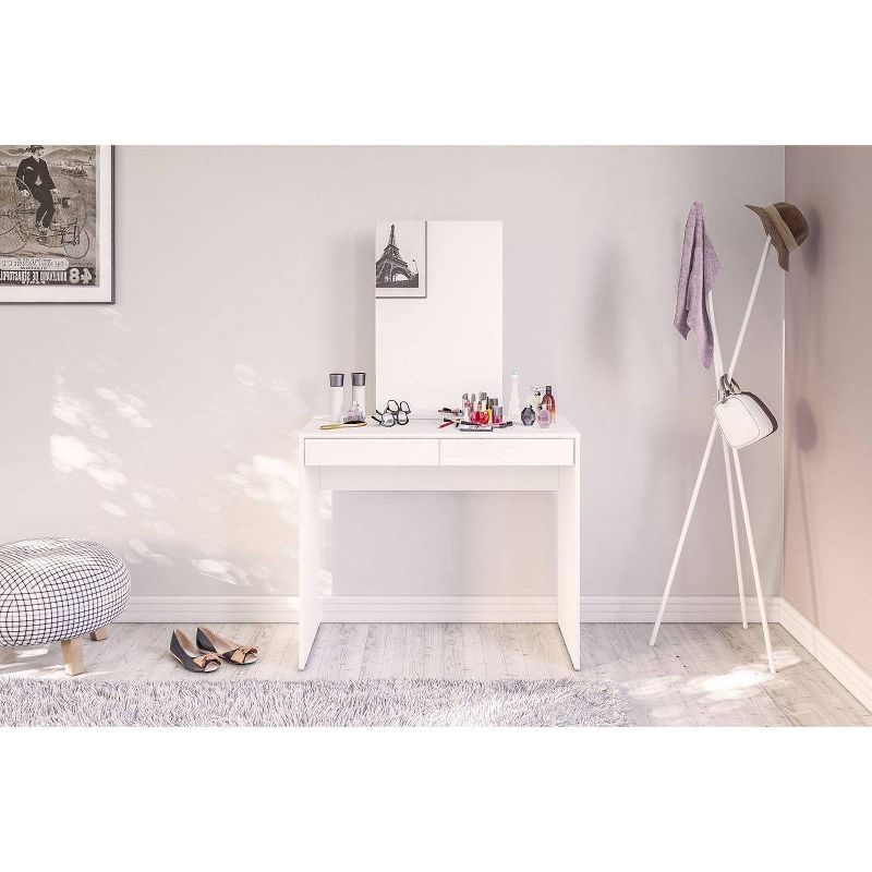 Salisbury Vanity w/Mirror White - Chique