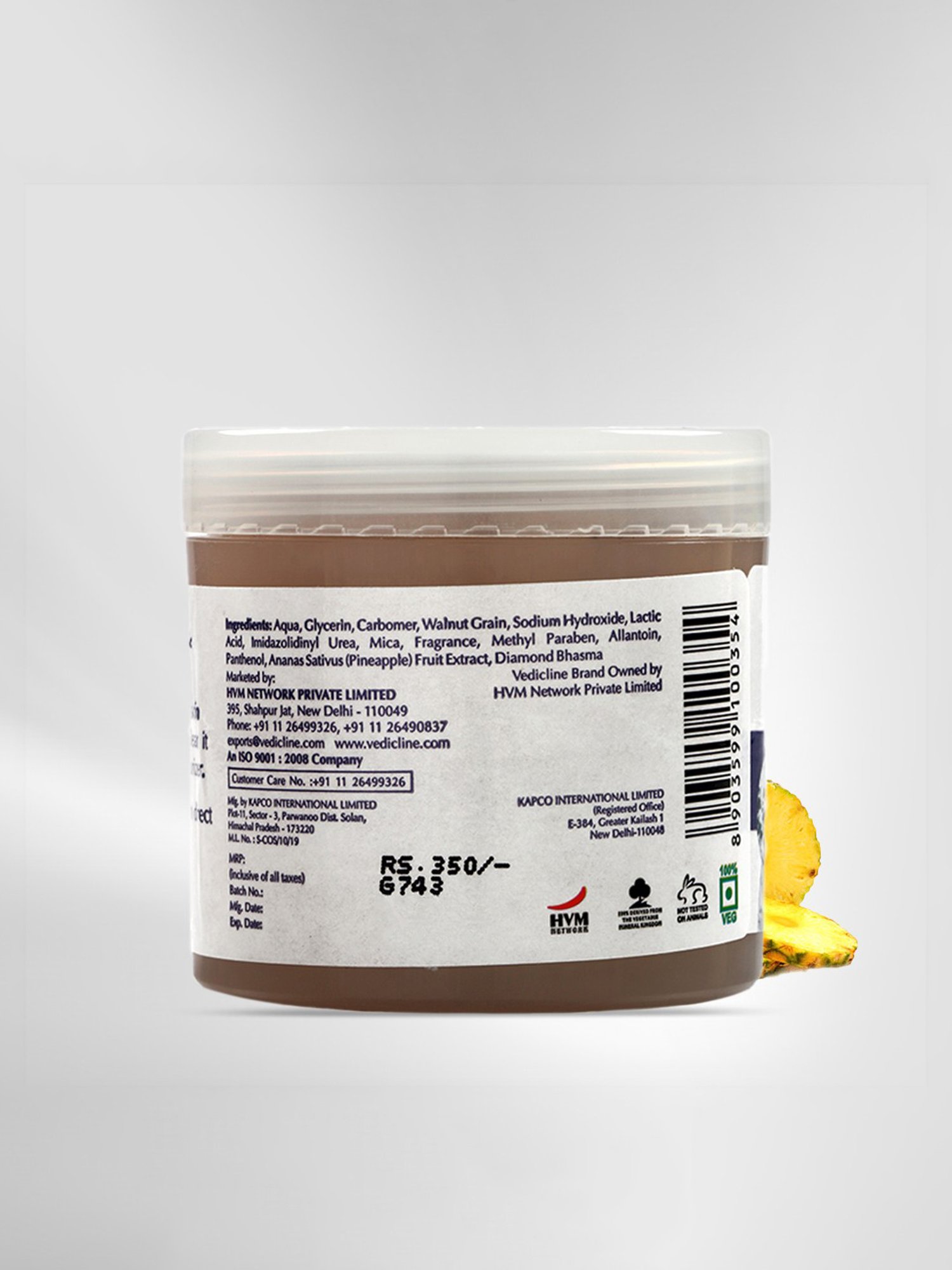 VEDIC LINE Diamond Tejas Scrub - 100 ml